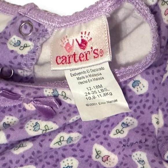 ✨Vintage/Y2K Carters Purple Romper ✨ - Picture 4 of 4